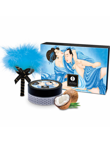 SHUNGA - EDIBLE COCONUT MASSAGE POWDER KIT