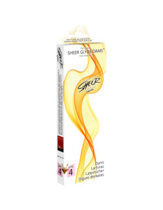 SHEER GLYDE - DAMS LAMINAS LATEX ORAL SEX STRAWBERRY 2