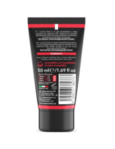 INTIMATELINE LUXURIA - ORAL SEX GEL STRAWBERRY FLAVOR 50 ML