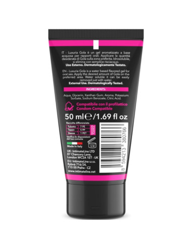 INTIMATELINE LUXURIA - ORALINIO SEKSO GELIS SU VYŠNIŲ SKONIU 50 ML
