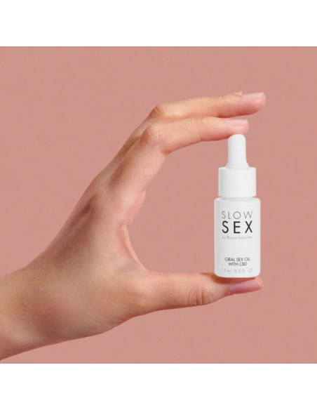BIJOUX - SLOW SEX ORAL SEX OIL WITH CBD 15 ML