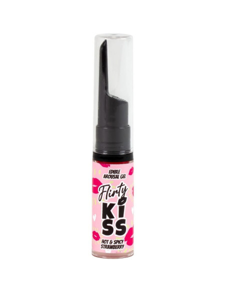 SECRETPLAY - FLIRTY KISS GELS WITH ORAL SEX EFFECTS STRAWBERRY and MINT 2 x 8 GR