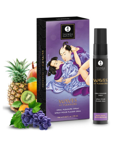 SHUNGA - WAVES PLEASURE SPRAY ORAL SEDUCTIVE EXOTIC FRUITS 20 ML