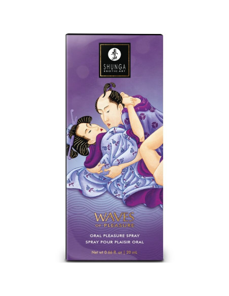 SHUNGA - WAVES PLEASURE BURNOS PURŠKALAS, GUNDINANTIS EGZOTINIŲ VAISIŲ 20 ML