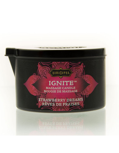KAMASUTRA - STRAWBERRY DREAMS MASSAGE CANDLE 170 GR