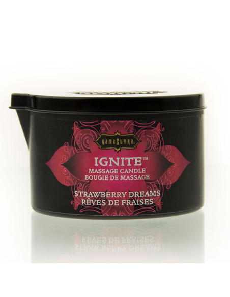 KAMASUTRA - STRAWBERRY DREAMS MASSAGE CANDLE 170 GR