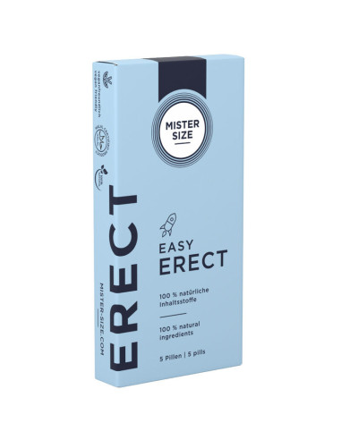 MISTER SIZE - EASY ERECT 5 TABLETĖS