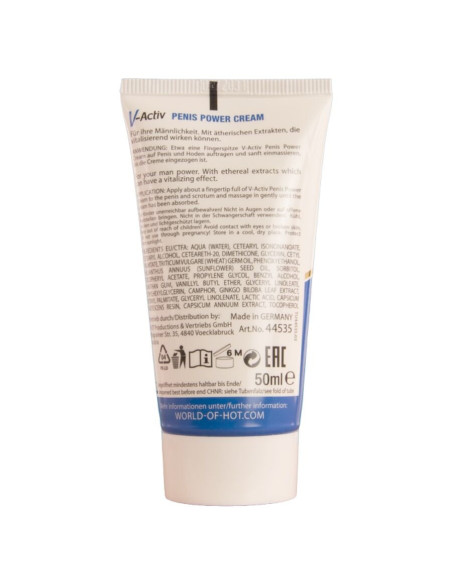 HOT - V-ACTIV PENIS POWER KREMAS VYRAIČIAMS 50 ML
