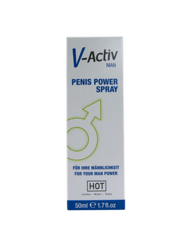 HOT - V-ACTIV PENIS POWER SPRAY FOR MEN 50 ML