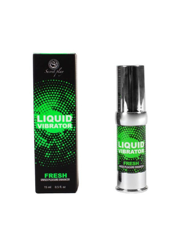 SECRETPLAY - FRESH LIQUID VIBRATOR STIMULATOR and PLEASURE INTENSIFIER 15 ML