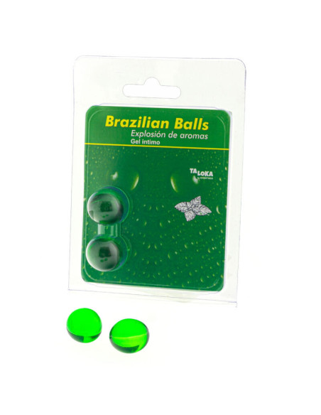 TALOKA - 2 BRAZILIAN BALLS MINT INTIMATE GEL