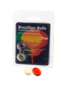 TALOKA - 2 BRAZILIAN BALLS SUPER HOT EFFECT EXCITING GEL