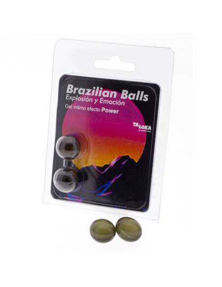 TALOKA - 2 BRAZILIAN BALLS POWER EFFECT EXCITING GEL