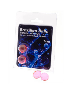 TALOKA - 2 BRAZILIAN BALLS REFRESH VIBRATING EFFECT EXCITING GEL