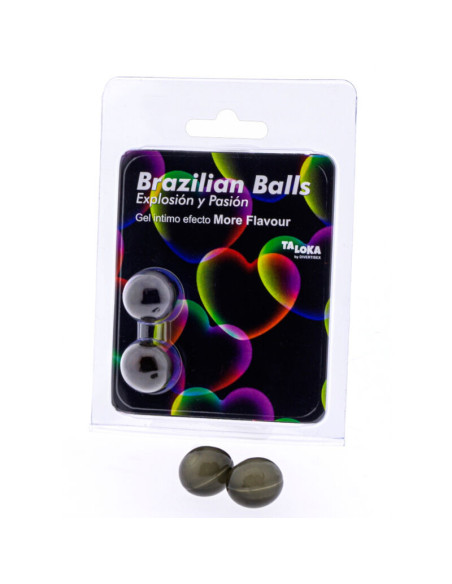 TALOKA - 2 BRAZILIAN BALLS MORE FLAVOUR EFFECT EXCITING GEL