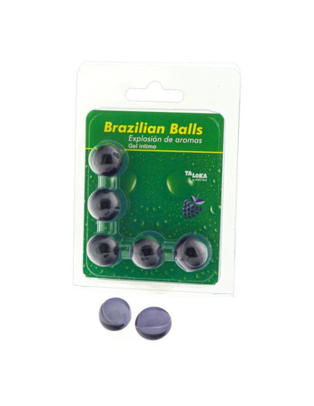 TALOKA - 5 BRAZILIAN BALLS BERRIES INTIMATE GEL