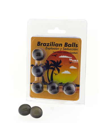 TALOKA - 5 BRAZILIAN BALLS COMFORT EFFECT EXCITING GEL
