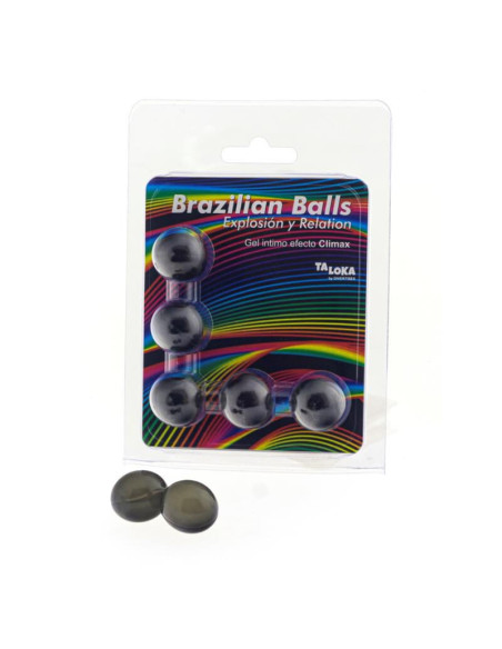 TALOKA - 5 BRAZILIAN BALLS CLIMAX EFFECT EXCITING GEL