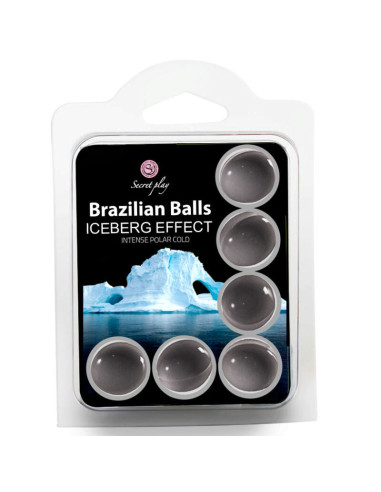 SECRET PLAY SET 6 BRAZILIAN BALLS ICEBERG EFFECT