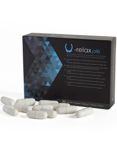 500 COSMETICS - U-RELAX CAPSULES RELAXATION AND ANXIETY REDUCTION - 30 CAPSULES.