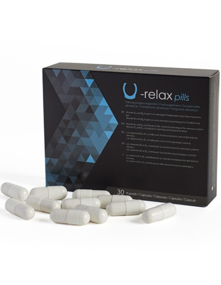 500 COSMETICS - U-RELAX CAPSULES RELAXATION AND ANXIETY REDUCTION - 30 CAPSULES.