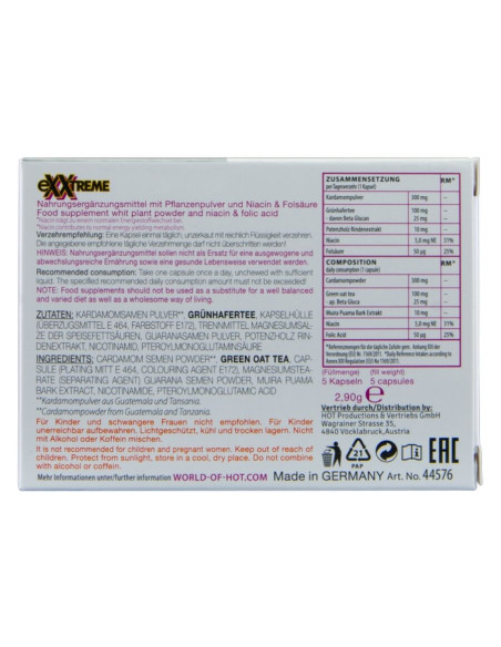 HOT - EXXTREME LIBIDO CAPS WOMAN 5 UNITS
