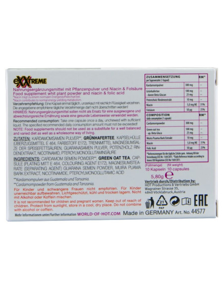 HOT - EXXTREME LIBIDO CAPS WOMAN 10 UNITS