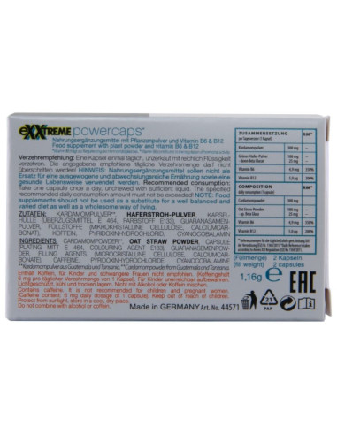 HOT - EXXTREME POWER CAPS MAN 2 UNITS