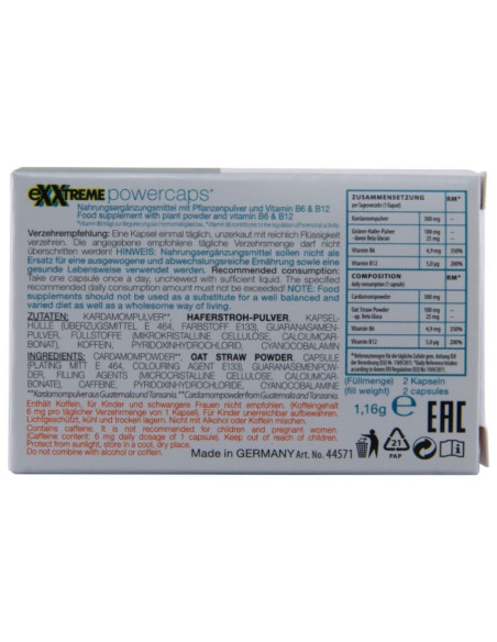 HOT - EXXTREME POWER CAPS MAN 2 VIENETAI