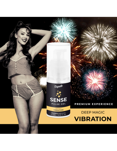 COQUETTE CHIC DESIRE - PULSE GEL STRAWBERRY MAGIC VIBRATION PREMIUM 15ML
