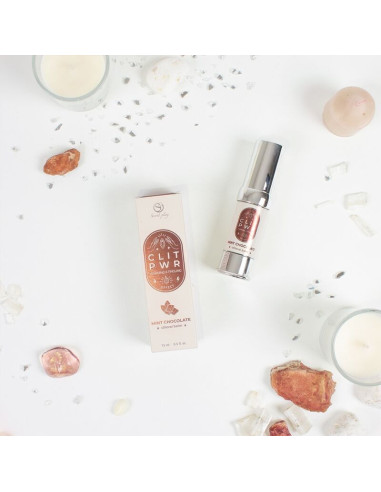 SLAPTAS ŽAIDIMAS - KLITORIO EFEKTINGAS KLITORIO BALZAMAS MĖTŲ IR ŠOKOLADO