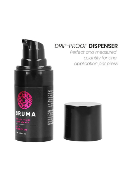 BRUMA - LIQUID VIBRATOR ULTRA SLIDING BUBBLEGUM 15 ML