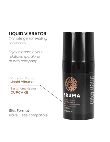 BRUMA - LIQUID VIBRATOR ULTRA SLIDING CUPCAKE 15 ML