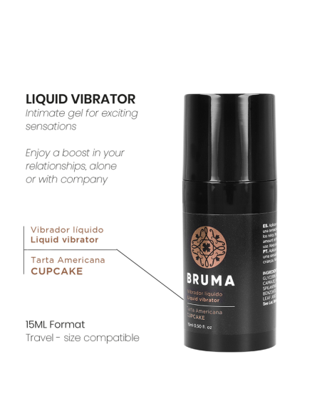BRUMA - LIQUID VIBRATOR ULTRA SLIDING CUPCAKE 15 ML