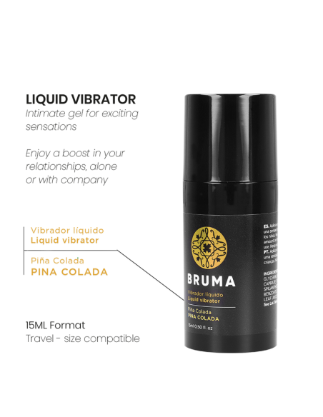 BRUMA - LIQUID VIBRATOR ULTRA SLIDING PINA COLADA 15 ML