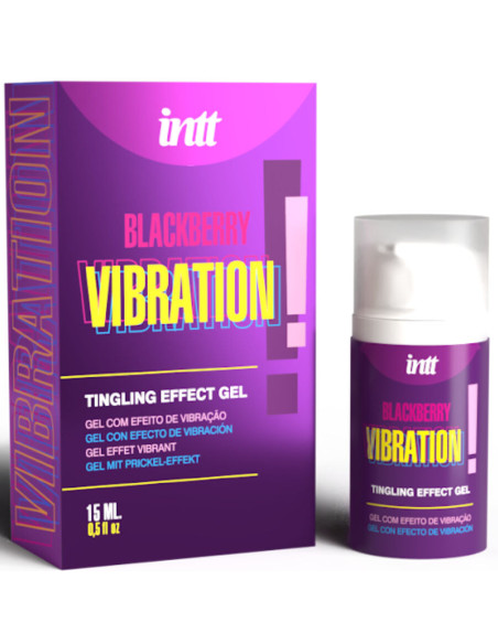 INTT RELEASES - LIQUID VIBRATING GEL BLACKBERRY FLAVOR 15 ML
