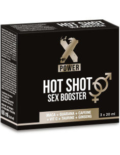 X POWER - HOT SHOT LYTINIO POJŪČIO STIPRIKLIS, DIDINANTIS LIBIDO 3 X 20 ML
