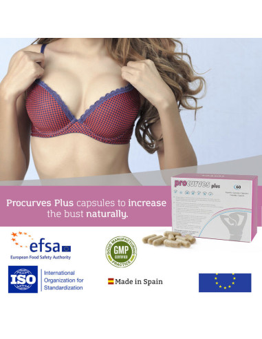 500 COSMETICS - PROCURVES PLUS NATURAL BREAST ENHANCEMENT CAPSULES