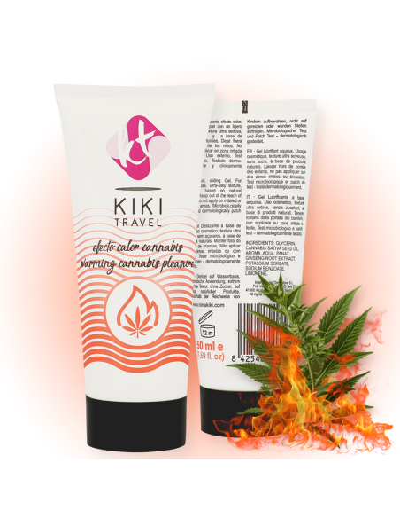 KIKÍ TRAVEL - KANAPIŲ HOT EFEKTO LUBRIKANTAS 50 ML