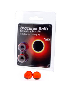 TALOKA - 2 BRAZILIAN BALLS HOT and COLD EFFECT EXCITING GEL