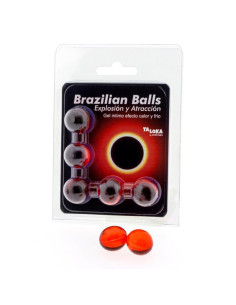 TALOKA - 5 BRAZILIAN BALLS HOT and COLD EFFECT EXCITING GEL