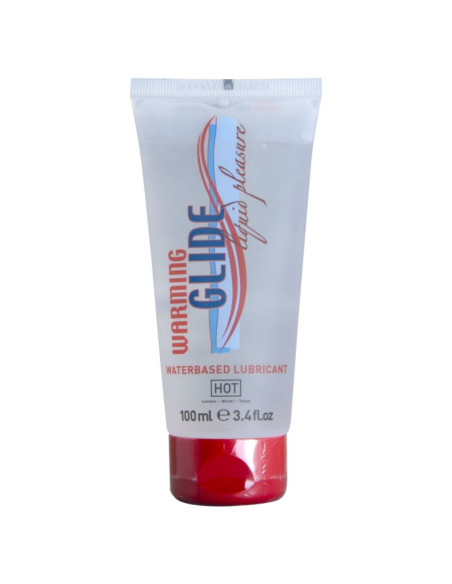 HOT - WARMING GLIDE LIQUID PLEASURE WATERBASED LUBRICANT 100 ML
