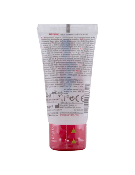 HOT - WARMING GLIDE LIQUID PLEASURE WATERBASED LUBRICANT 30 ML
