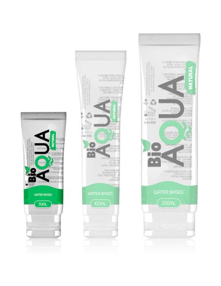 BIOAQUA - Lubrikantas, pagamintas iš natūralių ingredientų, vandens pagrindu, 50 ml