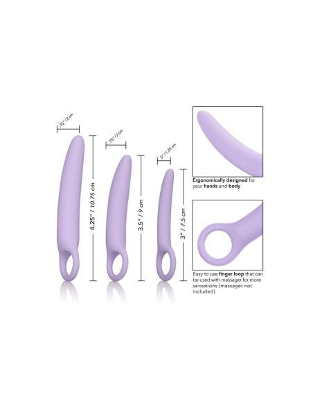 CALEXOTICS - DR LAURA BERMAN ALENA SET OF 3 SILICONE DILATORS