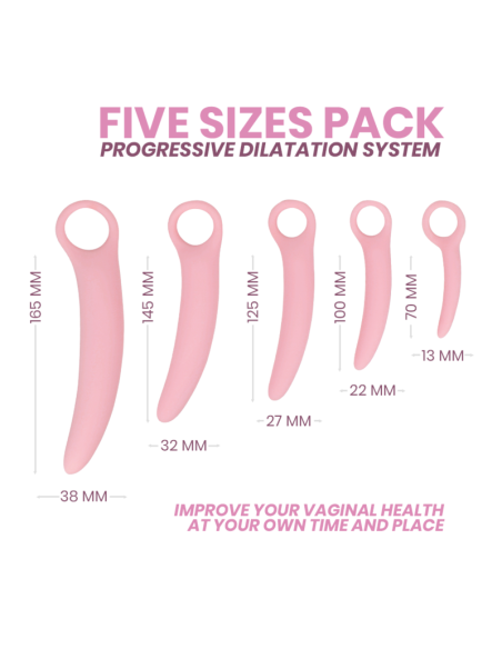 INTIMICHIC - SILICONE DILATOR 5 PIECES SET