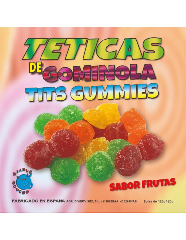 DIABLO GOLOSO - ASSORTED SUGAR GUMMY TEATS