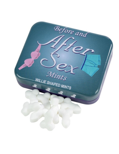 SPENCER and FLEETWOOD - MINT CANDY PENIS FORM FOR BEFORE AND AFTER SEX