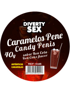 DIABLO PICANTE - 20 PENIS-SHAPED CANDIES WITH GIN TONIC FLAVOR 2