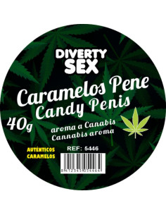 DIABLO GOLOSO - 20 PENIS CANDIES CANNABIS AROMA 2